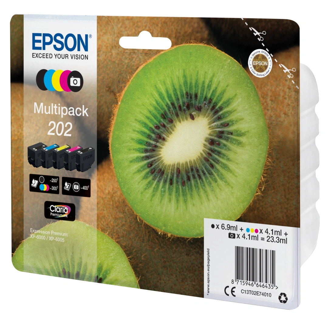 Epson C13T02E74010, 202 claria multipack