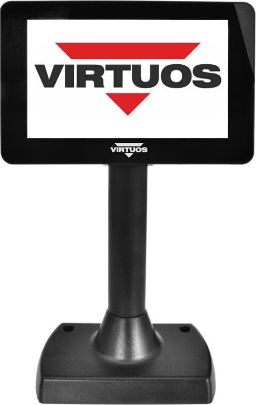 Virtuos SD700F - zákaznický monitor 7", USB, černá