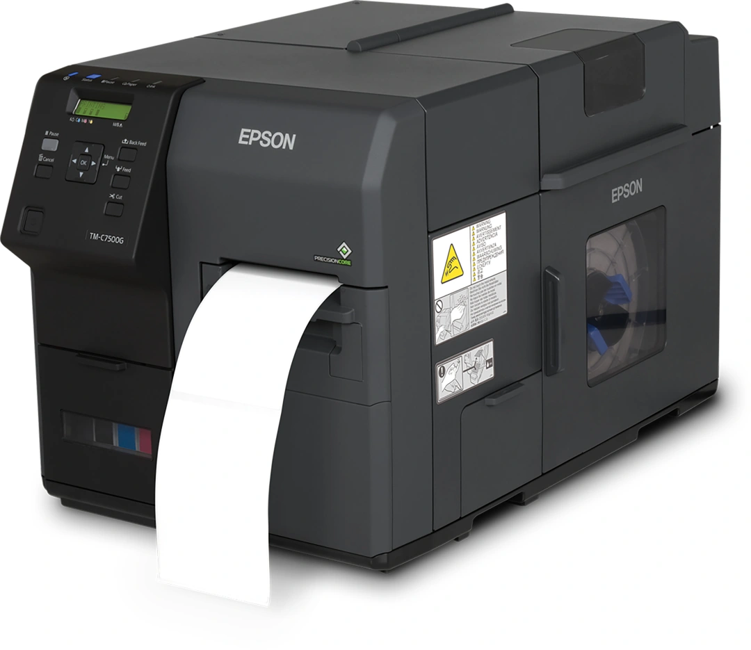 Epson ColorWorks C7500G, USB, LAN, cutter, černá