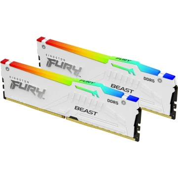 Kingston Fury Beast White RGB DDR5 32GB (2x16GB) 6000 CL36, AMD EXPO