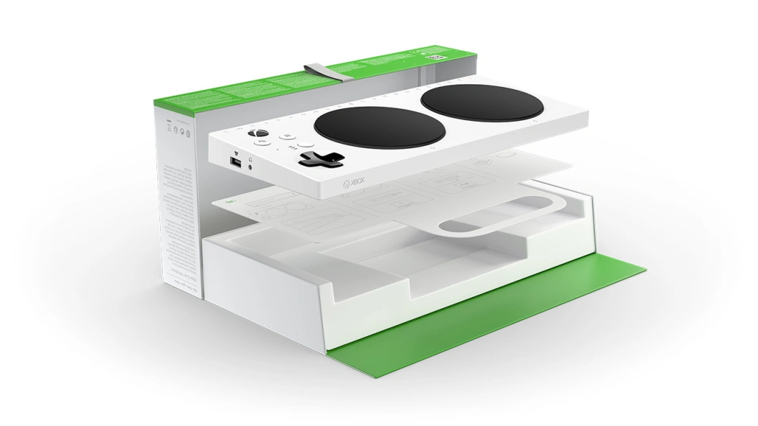 Xbox ONE Adaptive Controller, bílý (PC, Xbox ONE, Xbox Series)