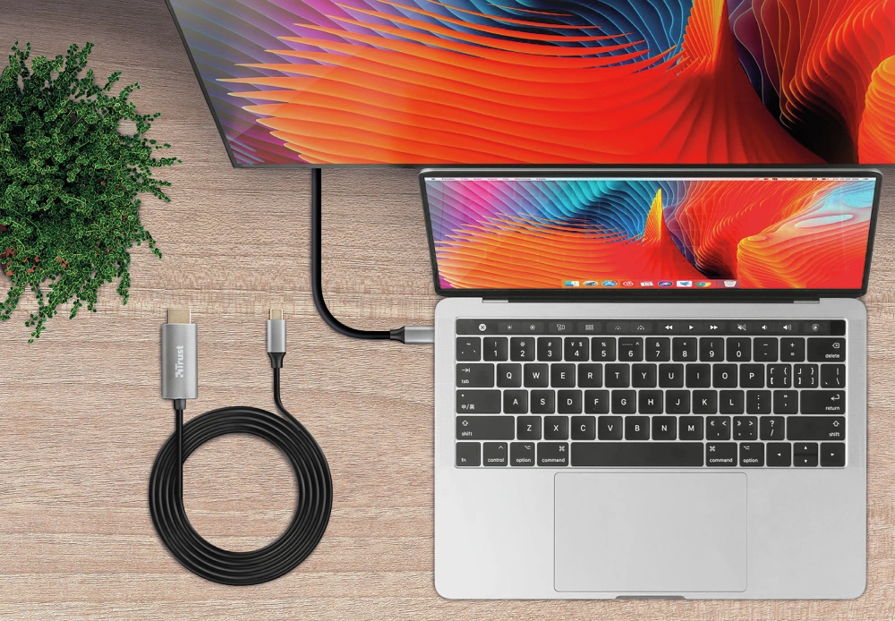 TRUST CALYX kabel USB-C - HDMI