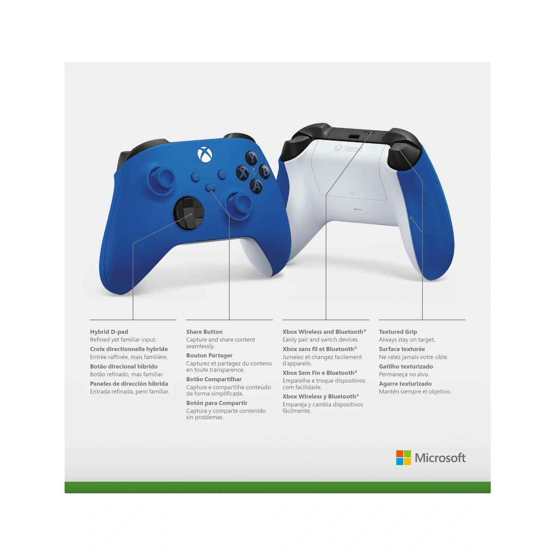 Xbox Shock Blue QAU-00009