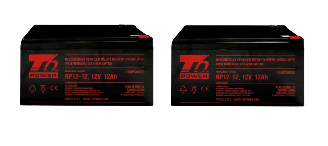 T6 power Sada baterií pro APC Smart-UPS 1000, VRLA, 12 V