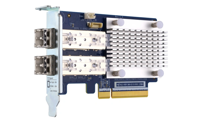 QNAP QXP-16G2FC Rozšiřující karta - Fibre Channel, 16Gb, dvouportová, SFP+