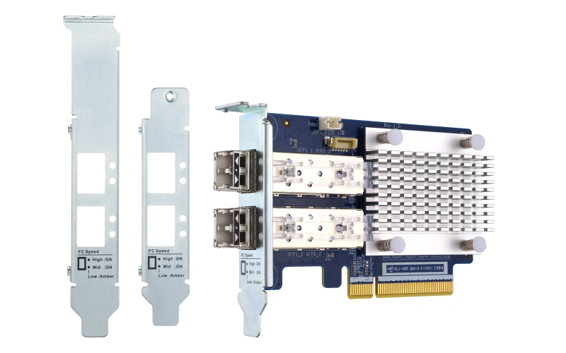 QNAP QXP-16G2FC Rozšiřující karta - Fibre Channel, 16Gb, dvouportová, SFP+