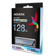 Adata UE800 128GB 1000MBps USB 3.2 USB-C Stříbrná
