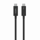 Belkin thunderbolt 4 C-C kabel 2m, black, INZ002bt2MBK