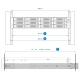 QNAP Rail kit 2U rack (RAIL-B02)