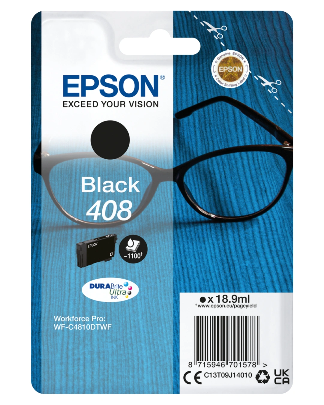 Epson Black 408 DURABrite Ultra Ink