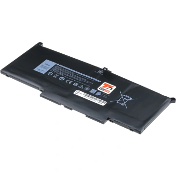 Baterie T6 Power pro Dell Latitude 12 7290, Li-Poly, 7,6 V, 7500 mAh (57 Wh), černá