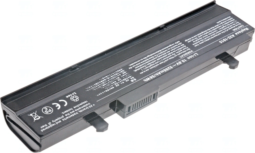 Baterie T6 Power pro Asus Eee PC 1016P, Li-Ion, 10,8 V, 5200 mAh (56 Wh), černá