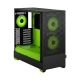 Fractal Design Pop Air RGB Green Core TG Clear Tint