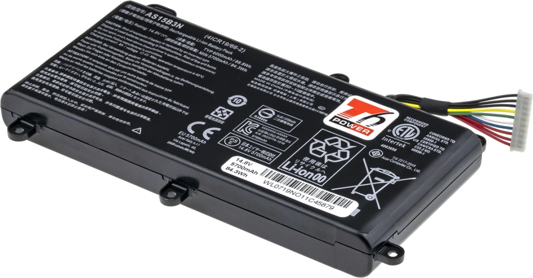 T6 power Baterie Acer Predator 15 G9-591, G9-592, 17 G9-791, G9-792, GX-791, 6000mAh, 88Wh, 8cell