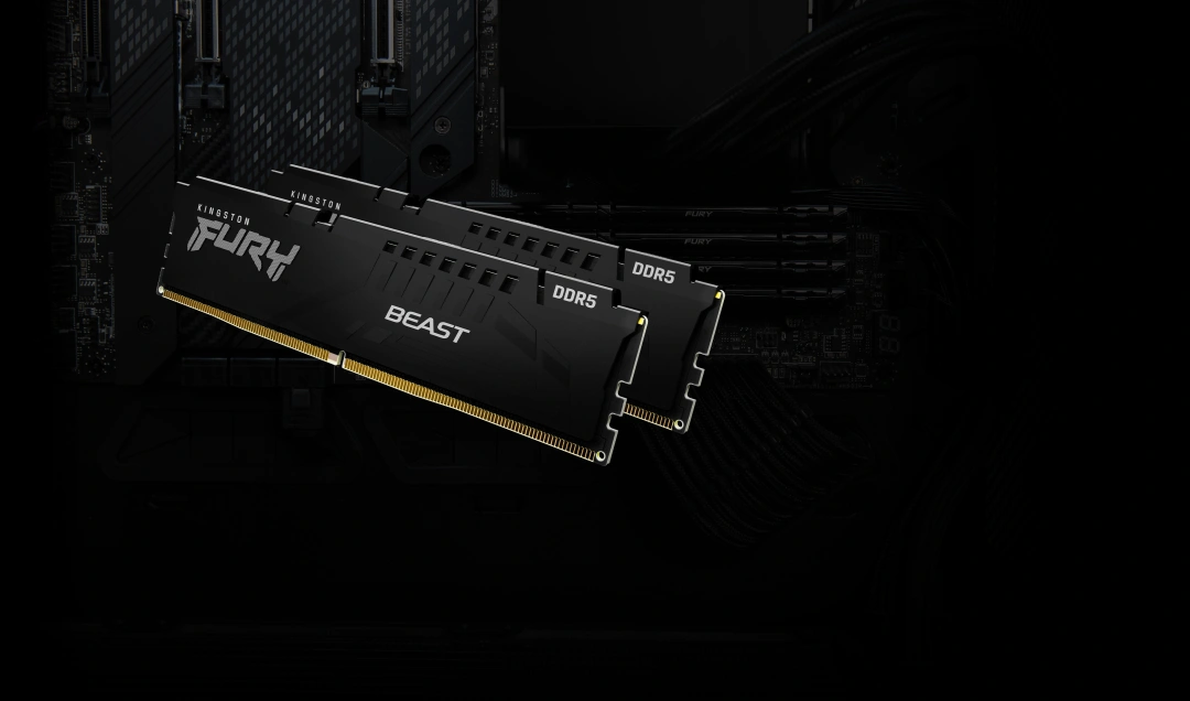 Kingston Fury Beast Black DDR5 64GB (2x32GB) 6000 CL36, AMD EXPO