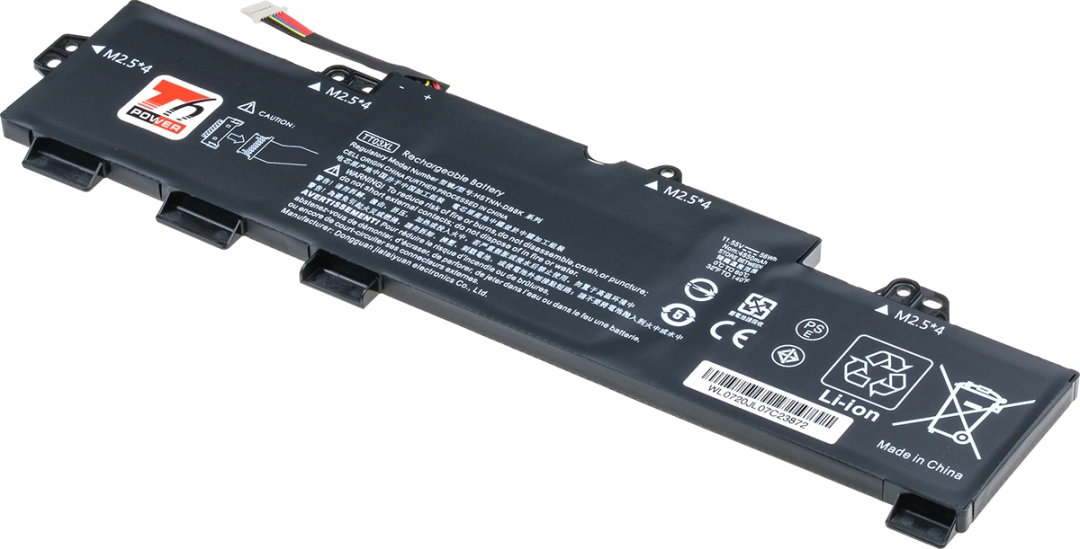 T6 power Baterie HP EliteBook 755 G5, 850 G5, 850 G6, ZBook 15u G5, 4850mAh, 56Wh, 3cell, Li-pol