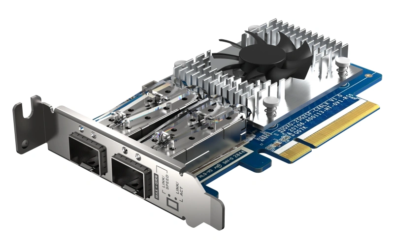 QNAP QXG-25G2SF-CX6 dvouportová síť QSFP28, 25 GbE