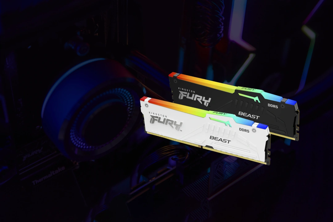Kingston Fury Beast White RGB DDR5 16GB 6000 CL36, AMD EXPO