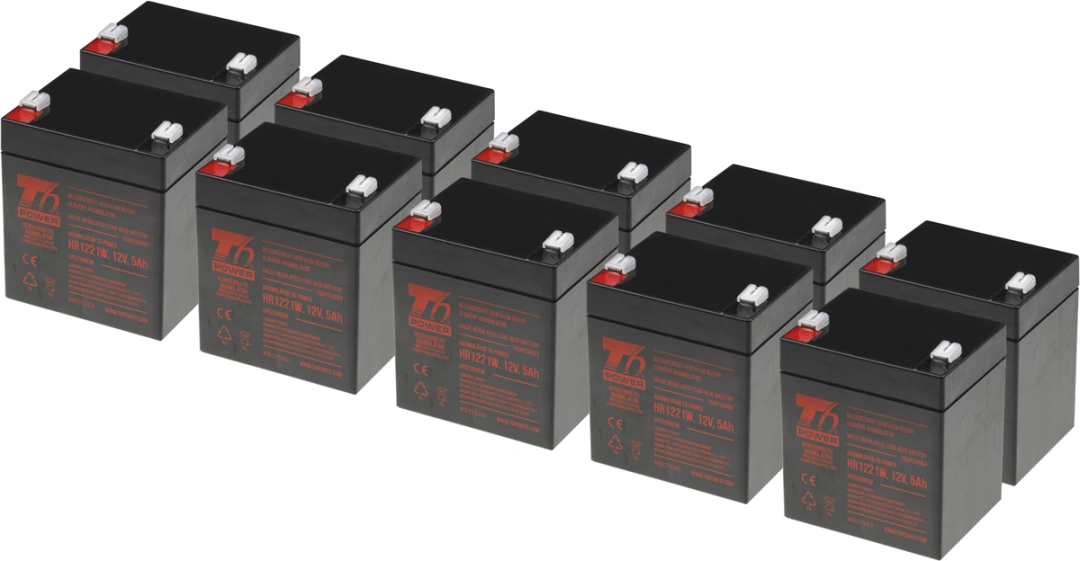T6 power Sada baterií pro záložní zdroj Hewlett Packard 517703-001, VRLA, 12 V