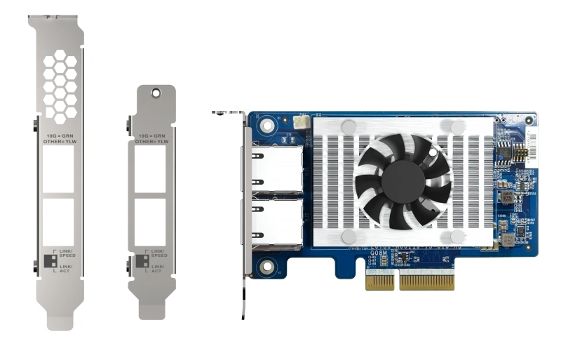 QNAP QXG-10G2T-X710 dvouportová síť 10GbE