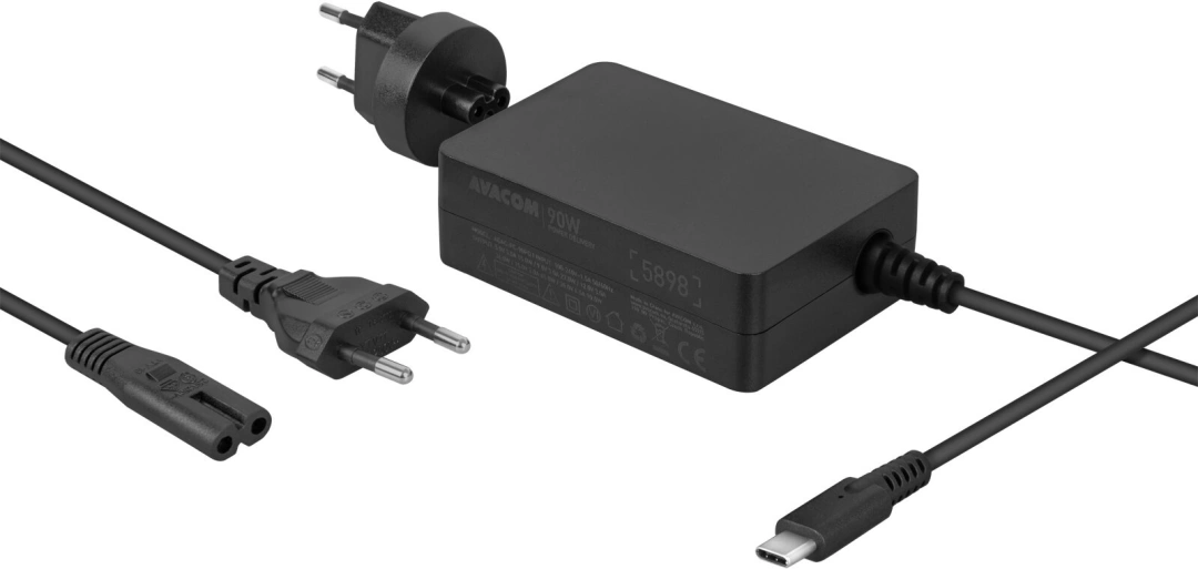 AVACOM nabíjecí adaptér pro notebook, USB-C, PD, 90W