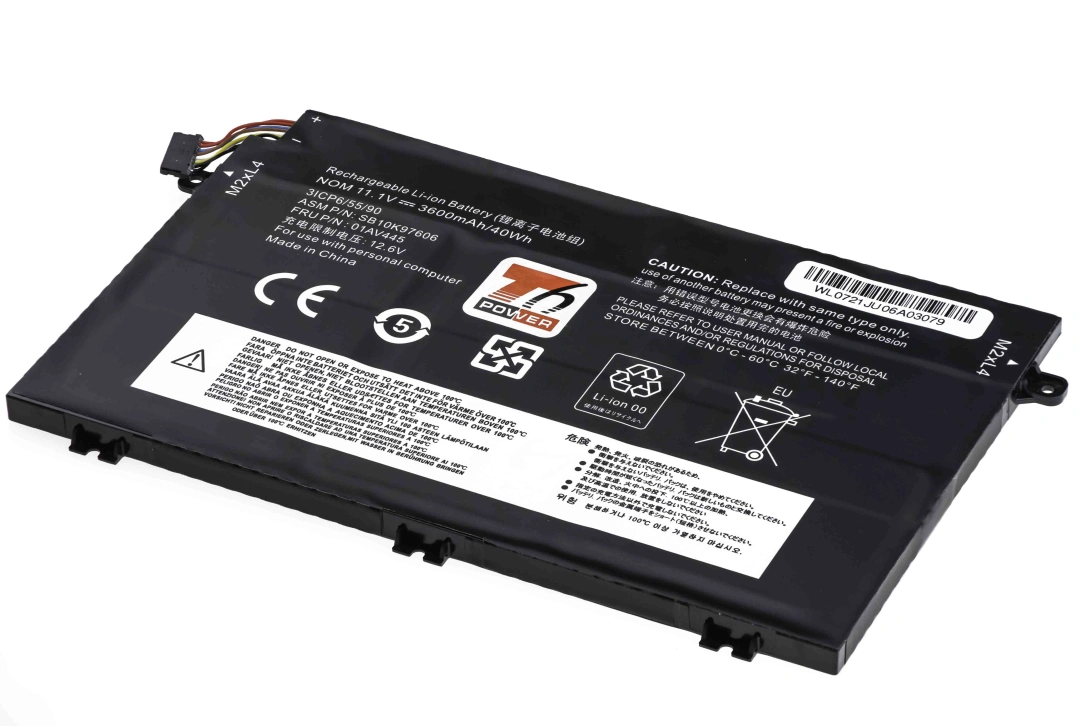 T6 power Baterie Lenovo ThinkPad E480, E490, E580, E590, E14, E15, 4050mAh, 45Wh, 3cell, Li-pol