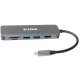 D-Link DUB-2327, USB 3.0 Gigabit Adaptér, 2x USB 3.0, 1x HDMI, 1x USB-C