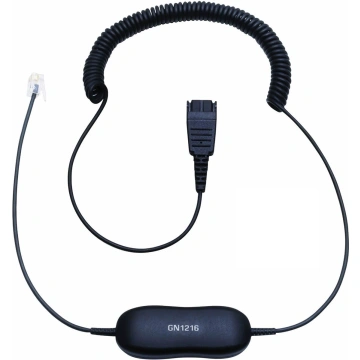 Jabra Smart Cord, QD-RJ9, coiled