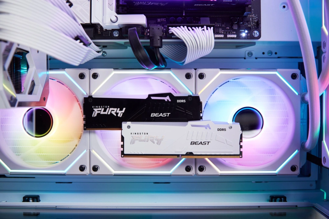 Kingston Fury Beast White RGB DDR5 64GB (2x32GB) 6000 CL40