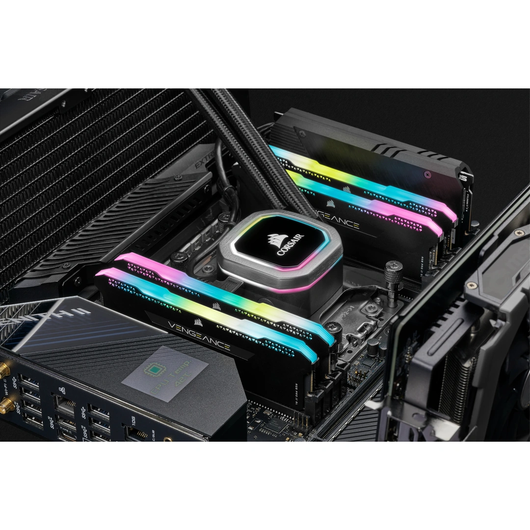 CORSAIR Vengeance RGB PRO SL black 32GB, DDR4, DIMM, 3200Mhz, 2x16GB, XMP, CL16