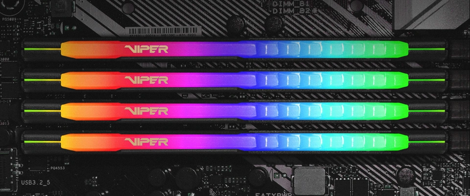 Patriot VIPER Steel RGB DDR4 16GB (2x8GB) 3600 CL20