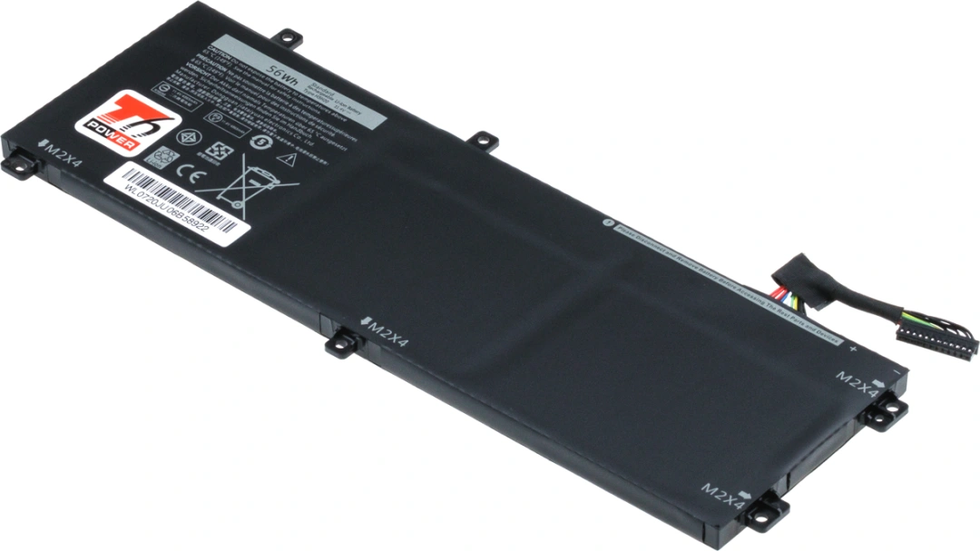 Baterie T6 Power pro notebook Dell C101V, Li-Poly, 11,4 V, 4910 mAh (56 Wh), černá