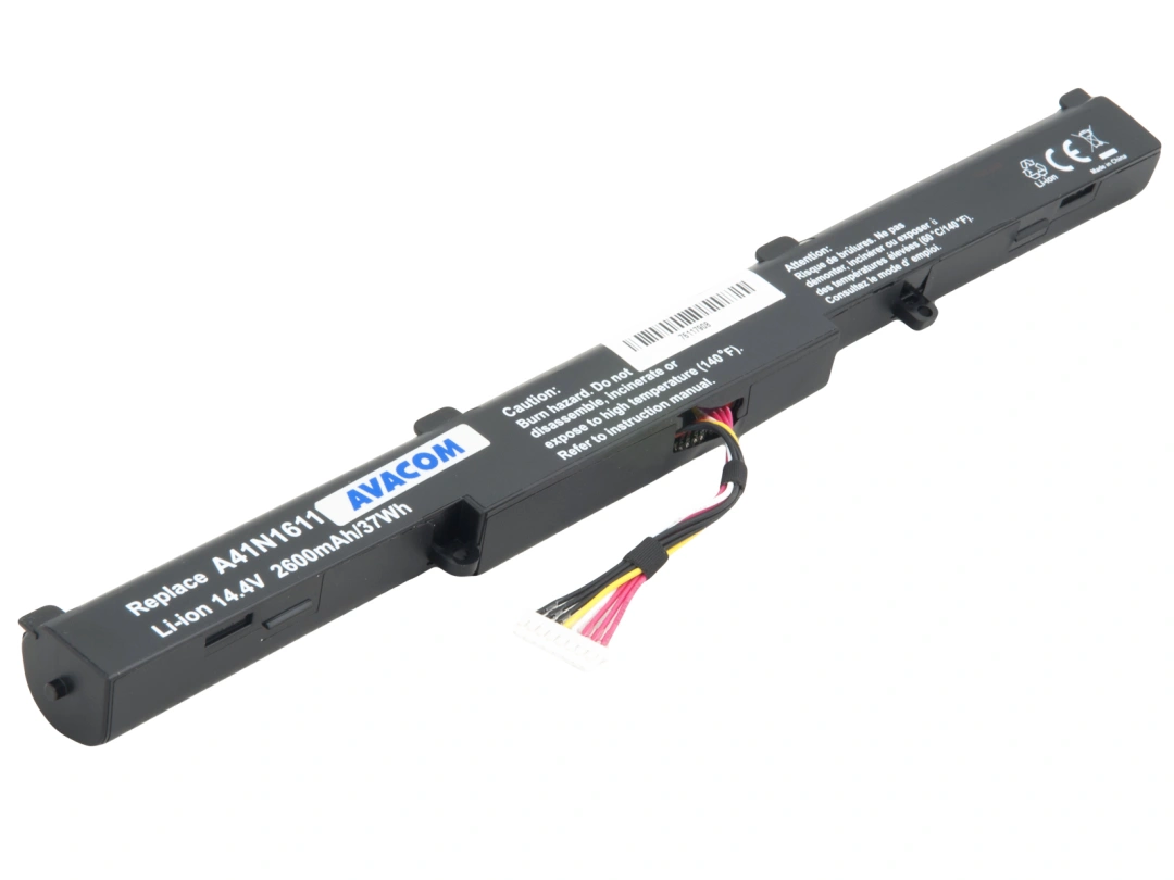 Baterie AVACOM pro Asus G553, GL753, N552 Li-Ion 14,4V 2600mAh 37Wh