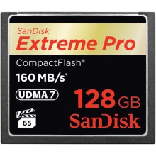 Paměťová karta SanDisk CF Extreme Pro 128 GB (160R/150W) (SDCFXPS-128G-X46)