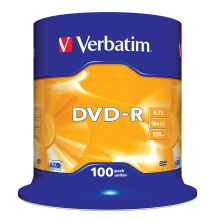 Verbatim DVD-R 4,7GB/ 16x/ 100pack/ spindle