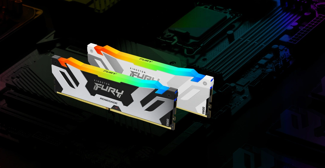 Kingston FURY Renegade RGB White DDR5 64GB (2x32GB) 6000 CL32