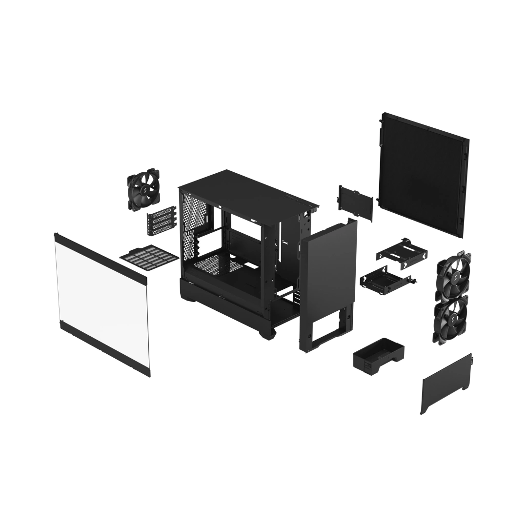 Fractal Design Pop Mini Silent Black TG Clear Tint