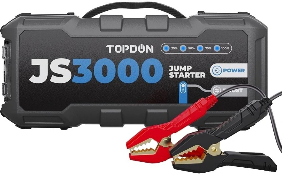 TOPDON Car Jump Starter JumpSurge 3000, 24000 mAh