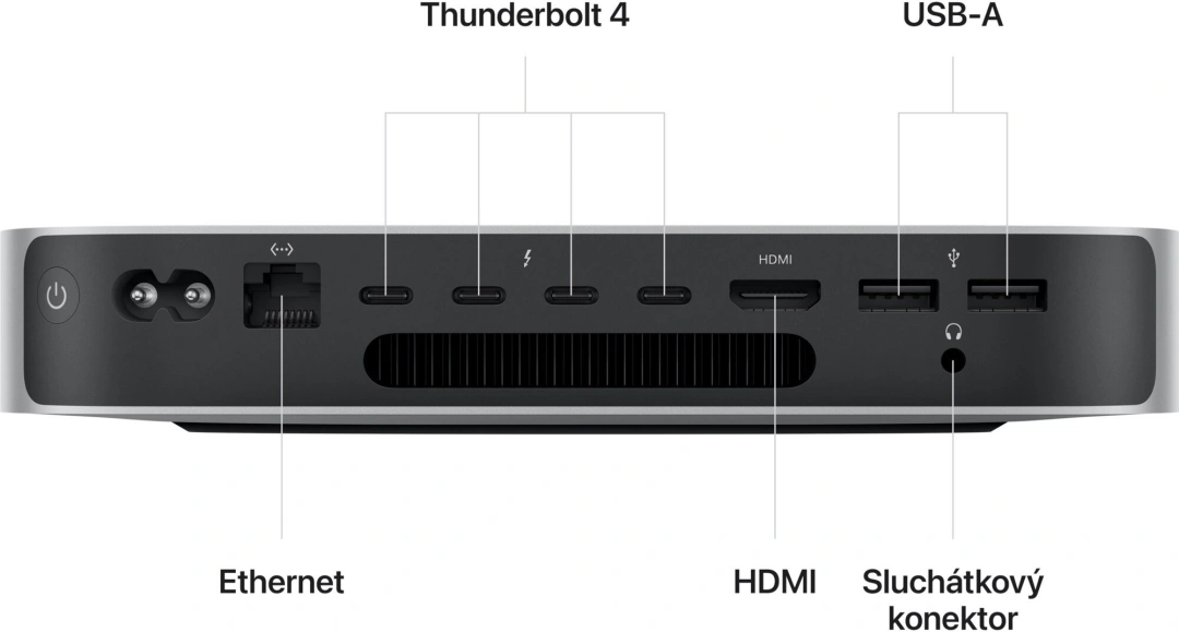 Apple Mac mini, M2 Pro 10-core/16GB/512GB SSD/16-core GPU, stříbrná