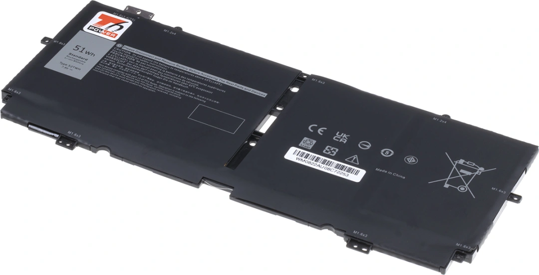 DELL Baterie T6 Power XPS 13 7390 2in1, 6710mAh, 51Wh, 4cell, Li-pol