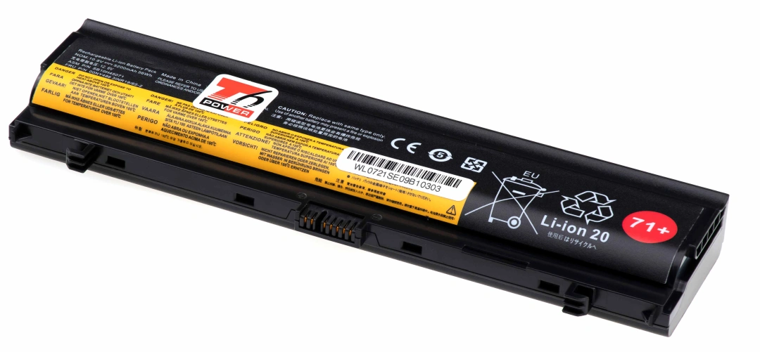 Baterie T6 Power pro notebook Lenovo SB10H45071, Li-Ion, 10,8 V, 5200 mAh (56 Wh), černá