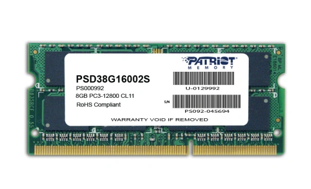 Patriot SO-DIMM DDR3 8GB 1600MHz CL11