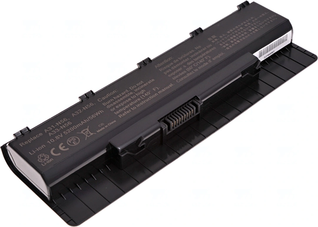 T6 power Baterie Asus N46, N56, N76, 5200mAh, 56Wh, 6cell