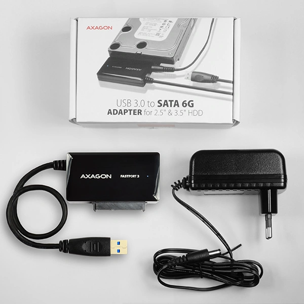 AXAGON ADSA-FP3 USB3.0 - SATA 6G HDD FASTport3 adapter vč. AC