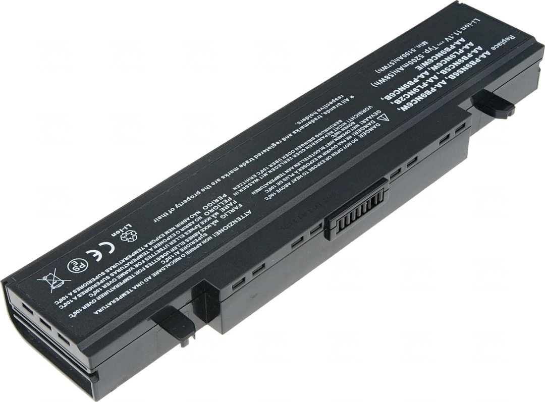 Baterie T6 Power pro notebook Samsung BA43-00207A, Li-Ion, 11,1 V, 5200 mAh (58 Wh), černá