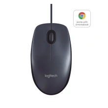 Logitech B100 Optical USB Mouse, black