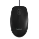 Logitech B100 Optical USB Mouse, black