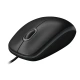 Logitech B100 Optical USB Mouse, black