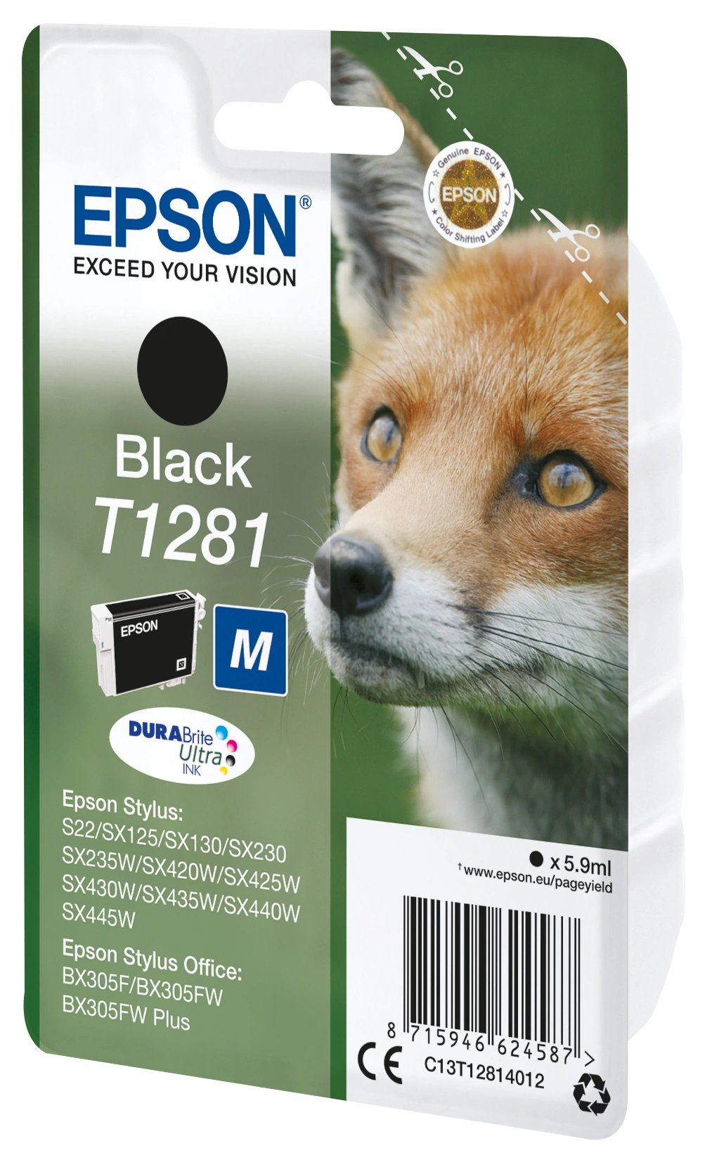 Epson T128, 5,9 ml (C13T12814012) black