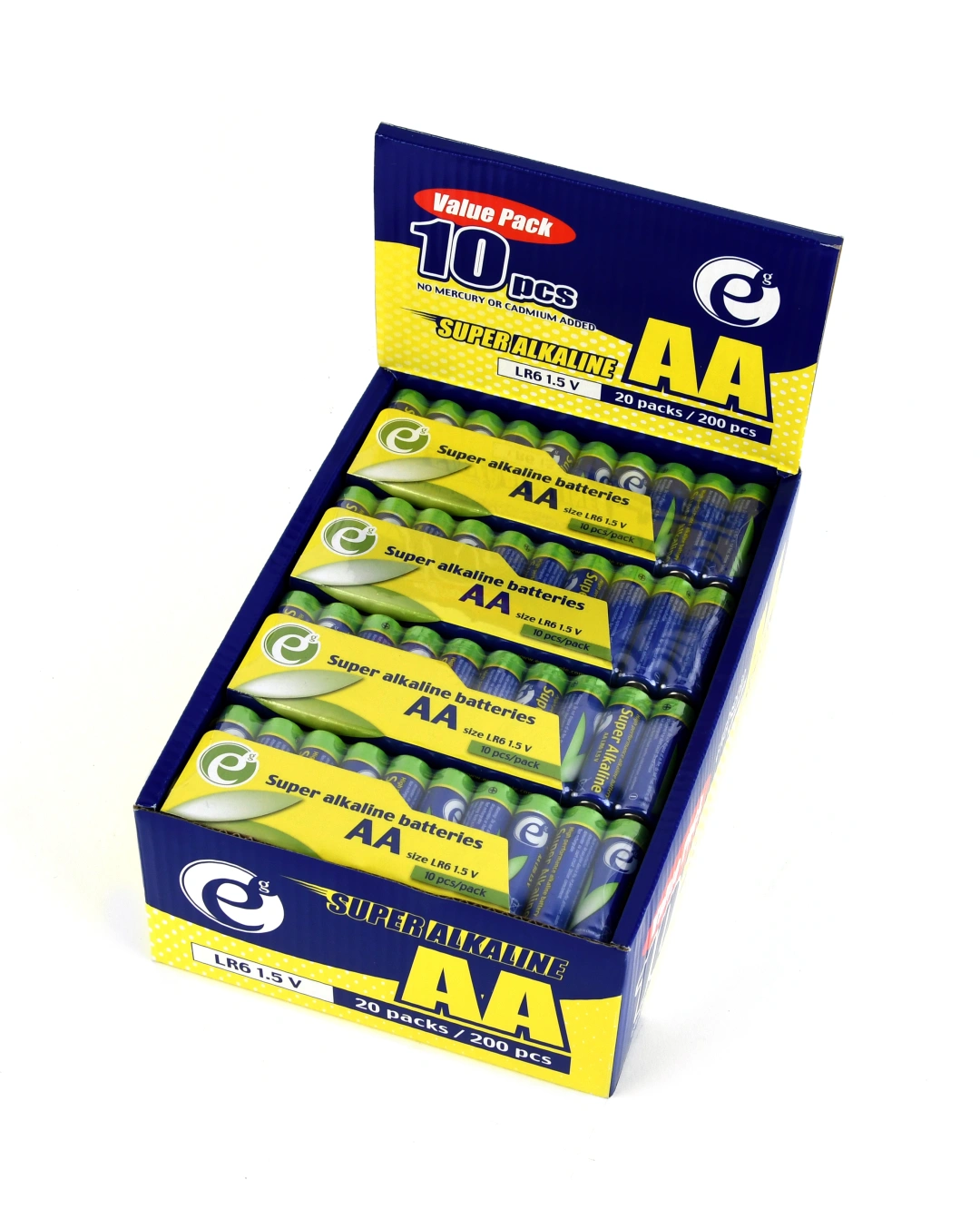 GEMBIRD super alkaline baterie AA 10ks